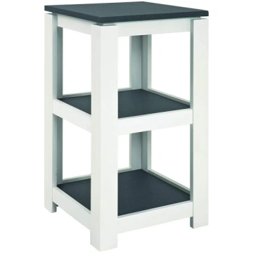 HAKU Furniture Console with 3 Shelves, Granite Fin