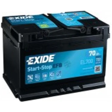 Exide Start-Stop EL700 12V 70Ah 720A Deep DIscharg