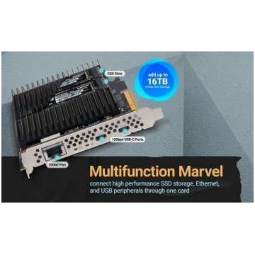 Sonnet McFiver PCIe Card - Multifunction Adapter C