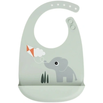 Done By Deer - Silicone Bib Playground Green - izm
