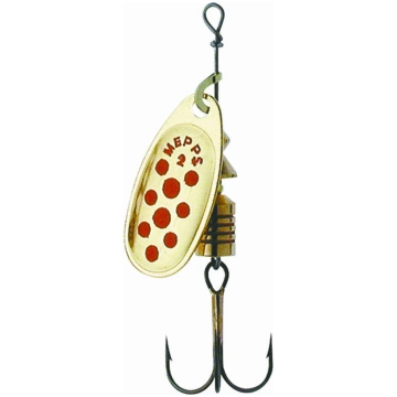 Vizulis Mepps Comet 2 Gold/ Red Dot (4.5g)