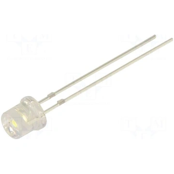 LED | white warm | 5mm | 750÷1120mcd | 140° | Fron