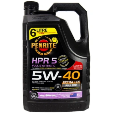 Engine Oil Penrite HPR 5 5W-40 Full Synthetic 6L H