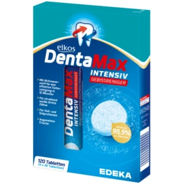 Elkos DentaMax Gebissriniger 4x30 tabletes zobu pr