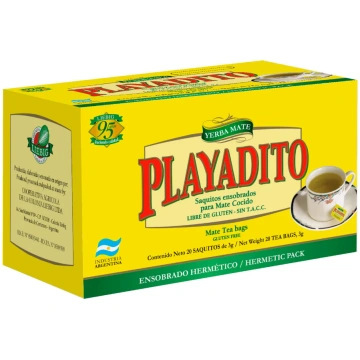 Yerba Mate - Mate Cocido Playadito 20x 3Gr Amanda