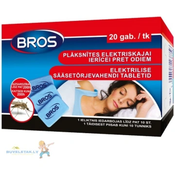 Bros plāksnītes elektr. ierīcei pret odiem 33383