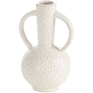 Dekoratīva vāze Alexa 03, 24 cm, krēmkrāsa