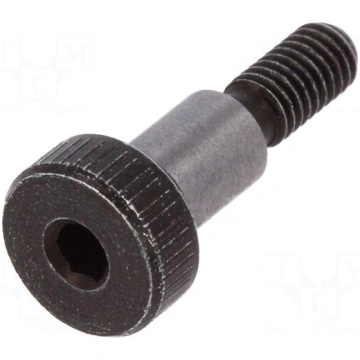 Shoulder screw | Mat: steel | Thread len: 7mm | Th