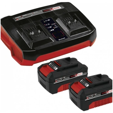 Einhell 4512112 Akumulatori 18V 2 x 4.0Ah + dubult