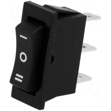 ROCKER | SP3T | Pos: 3 | (ON)-OFF-(ON) | 10A/250VA