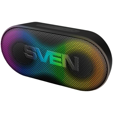Portable speaker SVEN PS-99, black, power output 1