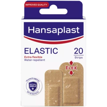 HANSAPLAST Elastic plāksteri, 20 gab