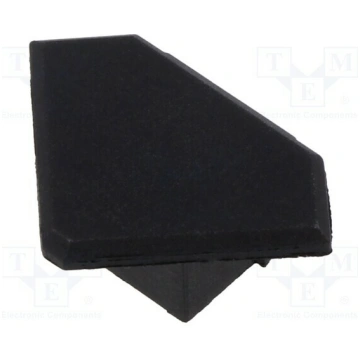 Cap for LED profiles; black; 45-ALU | K-C20124C07 