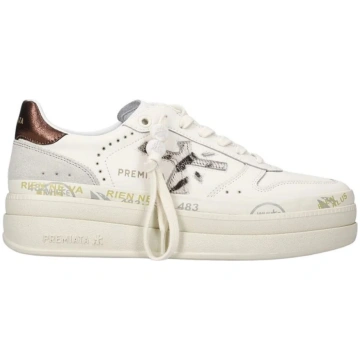Premiata MICOL White Platform Sneaker - WHITE / 38
