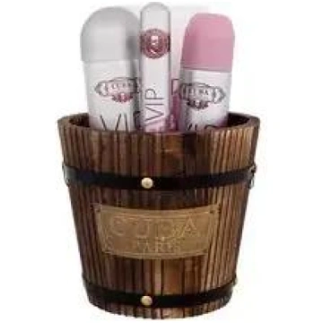 VIP Cuba Gift set EDP 100 ml, EDP 35 ml, body spra