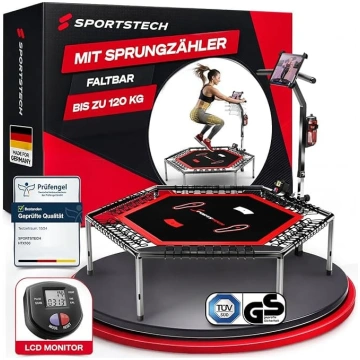 Sportstech HTX100 saliekamais batuts, vācu kvalitā