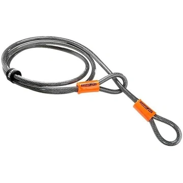 Kryptonite Kryptoflex slēdzenes, melnas, 10 mm/220