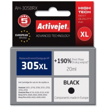 Activejet AH-305BRX Ink (replacement for HP 305 XL