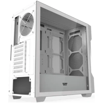 Darkflash DS900 Mesh Computer Case (White, Fanless