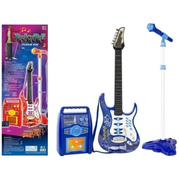 Kids Toy Guitar Amplifier Microphone MP3 Input