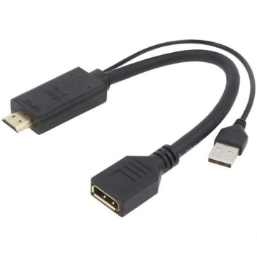 Gembird Active 4K HDMI to DisplayPort Adapter Blac