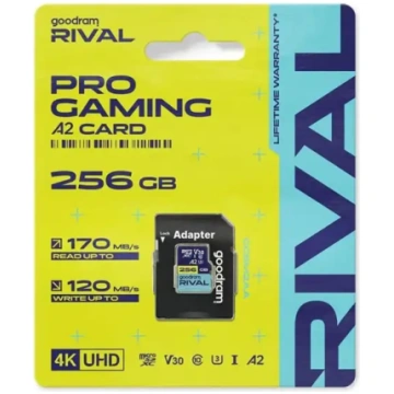 GOODRAM rival M2AA Micro SDXC memory card 256GB UH