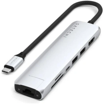 Satechi 7-w-1 USB-C Slim Multiport Adapter Etherne