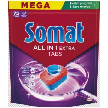 SOMAT All in 1 Extra tabletes trauku mazg. mašīnām