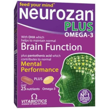 NEUROZAN Plus Omega-3 tabletes + kapsulas N56 Vita