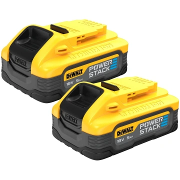 Dewalt 2x Akumulators 18v Powerstack 5ah Dcbp518h2