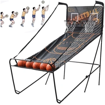 Salokāma basketbola arkāžu spēle, divu grozu baske