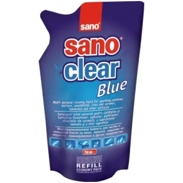 Sano SANOCLEAR Ref.bag 750ml Līdzeklis stiklu tīrī