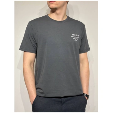 Lielo izmēru t-krekls vīriešiem - Pelēka / 5XL