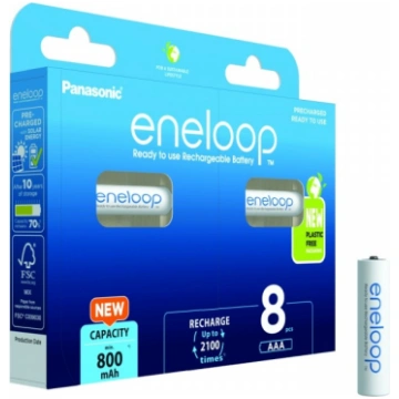 eneloop baterry AAA 800 mAh set of 8