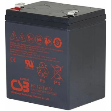 Akumulators CSB (5Ah, 12V, F2, VRLA, AGM)