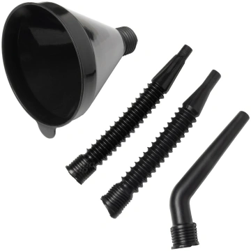 Funnel fuel Vertex - straight 4-parts black MALWA 