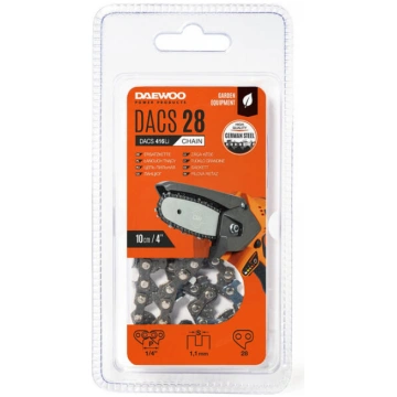 Motorzāģa ķēde DACS 28 DAEWOO, 100/4", 28gab., 1/4