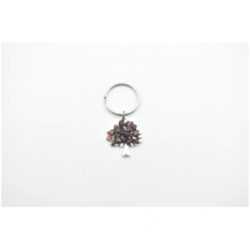 Garnet Tree Keychain MineralsClub