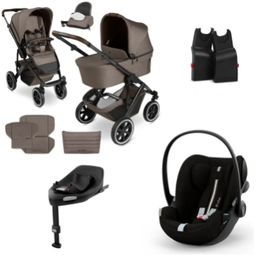 (Jauni) ABC Design Salsa 5 Air Set Nature + Cybex 