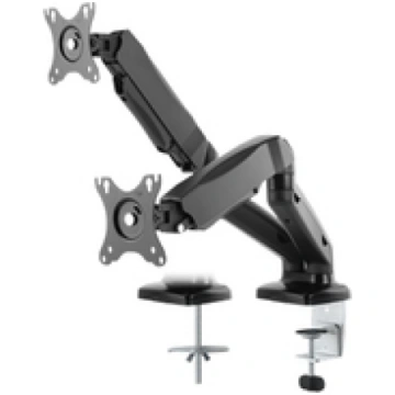 Deltaco Dual monitor desktop stand mechanical spri