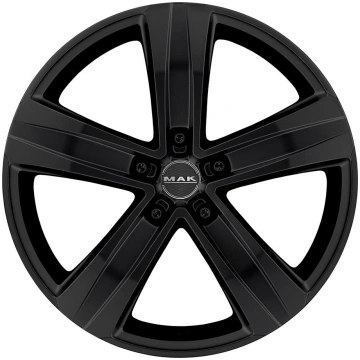 MAK Stone 5 5x118 R16 6.5J et65 71.1 Gloss Black