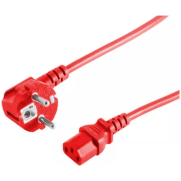 Jaudas kabelis sarkans S/CONN 09-05184 1.8 m CEE7/