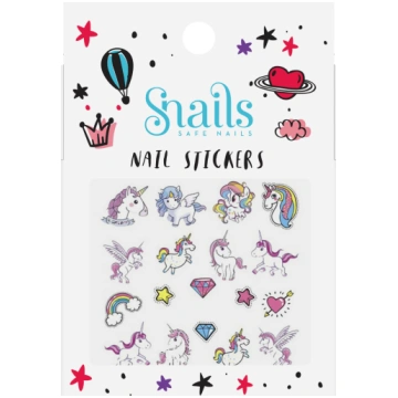 SNAILS nail stickers, Unicorns, 8060