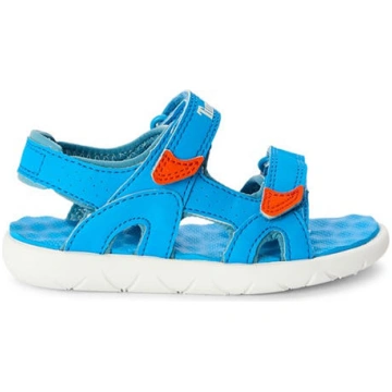 Unisex Kids' Backstrap Black Flat Sandals