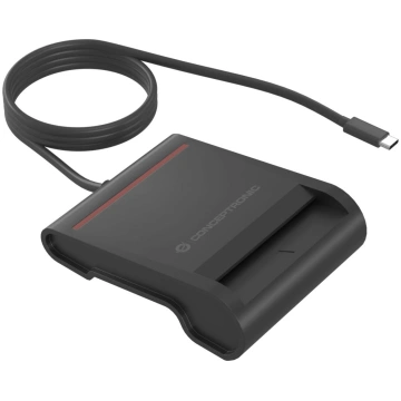 Conceptronic SCR01BC USB-C viedkaršu lasītājs Meln