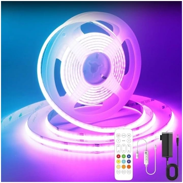 AXMOTUT Bluetooth RGB RGB COB LED lentes gaisma 3