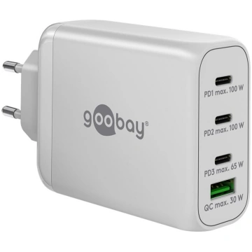 goobay - power adapter - GaN, multiport, PD, USB-C