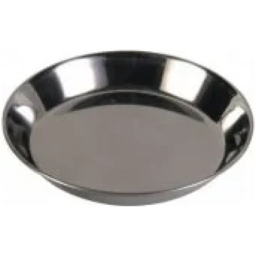 TRIXIE Trixie METAL BOWL. FOR CAT 0.3L/ 13cm Bļoda