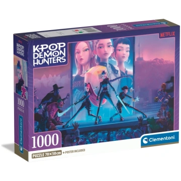 CLEMENTONI KPOP DEMON HUNTERS Puzle kompakta, 1000
