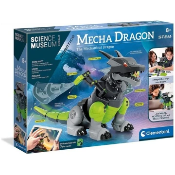 Rotaļu robots Clementoni Dragon 61529BL, melna krā